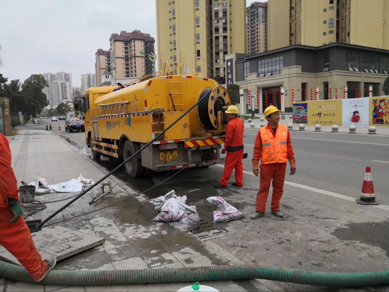 桓台排污管道清淤-管道清洗